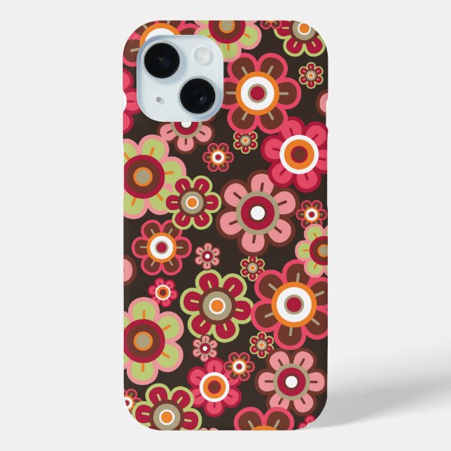 Coques Case-Mate iPhone Bonbons Rose Doux Fleurs Fleurs Fille Fun Casing (Verso)