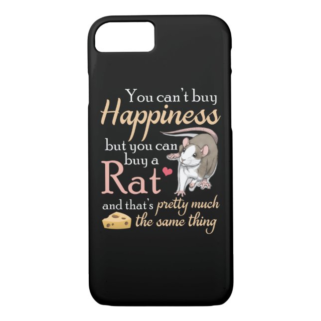Coques Case-Mate iPhone Bonheur biseauté d'achat mais rat d'achat la même (Dos)
