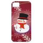 Bonhomme de neige heureux