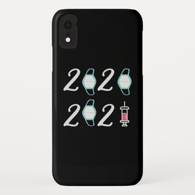 Coques Case-Mate iPhone Bonjour 2021 Adieu 2020 - C’est enfin terminé (Dos)