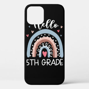 Case-Mate iPhone Case Bonjour 5e année Funny Boho Rainbow Retour à l'éco