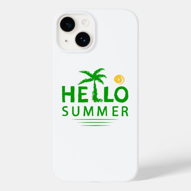 Coques Case-Mate iPhone Bonjour été (Verso)