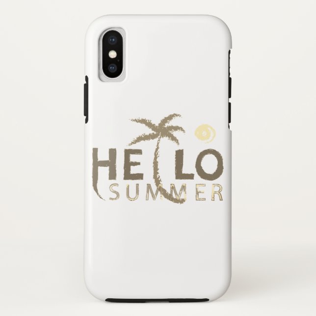 Coques Case-Mate iPhone Bonjour été (Dos)