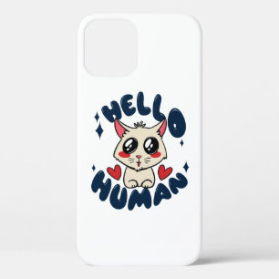 Case-Mate iPhone Case Bonjour humain Chat Mignon