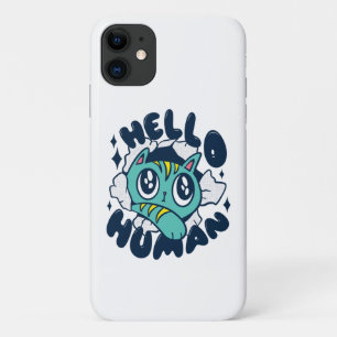Case-Mate iPhone Case Bonjour humain Chat Mignon