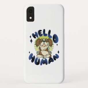 Case-Mate iPhone Case Bonjour humain Chien de yoga méditant
