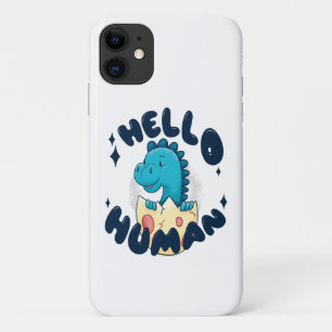 Case-Mate iPhone Case Bonjour humain drôle de dinosaure