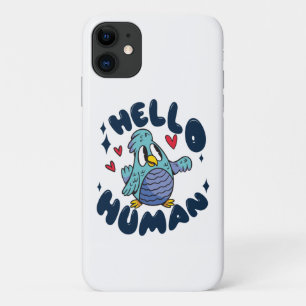 Case-Mate iPhone Case Bonjour humain oiseau mignon