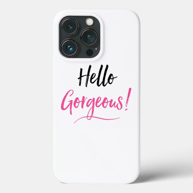 Coques Case-Mate iPhone "Bonjour magnifique !" (Verso)