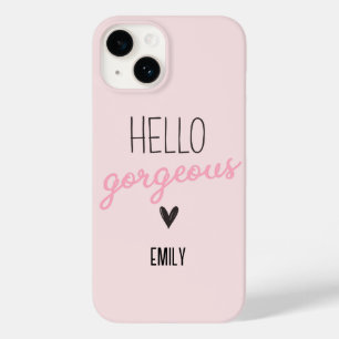 Coque Pour iPhone 14 Bonjour magnifique mignonne