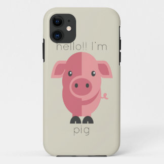 Etui iPhone Case-Mate Bonjour porc Im