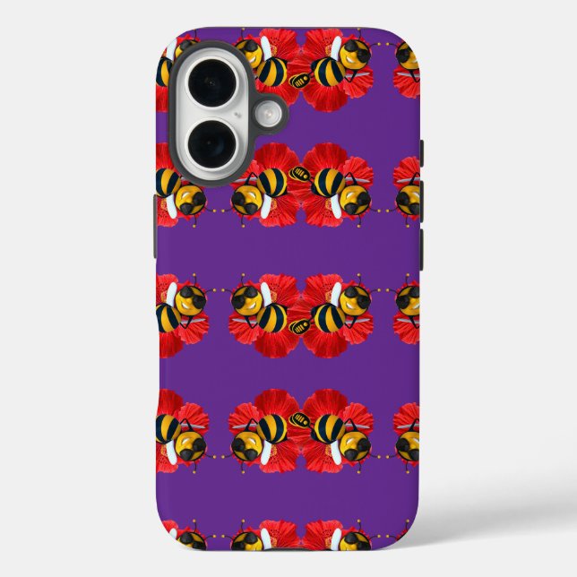 Coques Case-Mate iPhone Bonne Abeille - Boîtier Abeille Avec Attitude (Verso)