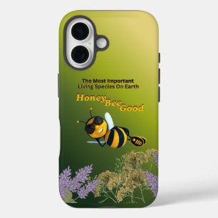 Coque Pour iPhone 16 Bonne Abeille Graphisme D'abeille Avec Une Attitud