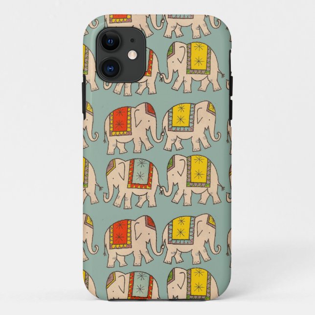 Coques Case-Mate iPhone Bonne chance cirque éléphants mignons éléphant mot (Dos)
