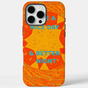 Coques iPhone 16 Pro Max Bonne journée et meilleur art nocturne Imprimer