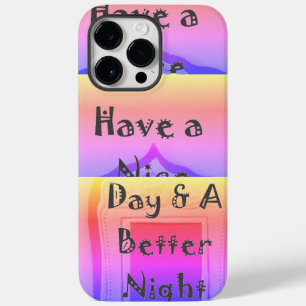Coque Pour Pour iPhone 14 Pro Max Bonne journée et une meilleure nuit avec gratitude