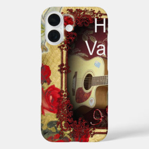 Coques iPhone 16 Bonne Saint Valentin Tunes dans mon coeur