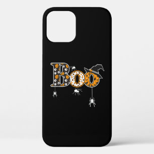 Case-Mate iPhone Case Boo Avec Araignées Et Sorcière Casquette Halloween