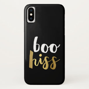 Case-Mate iPhone Case Boo blanc et or Hiss