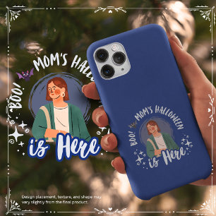 Coque Pour iPhone 15 Boo ! L'Halloween de maman est ici