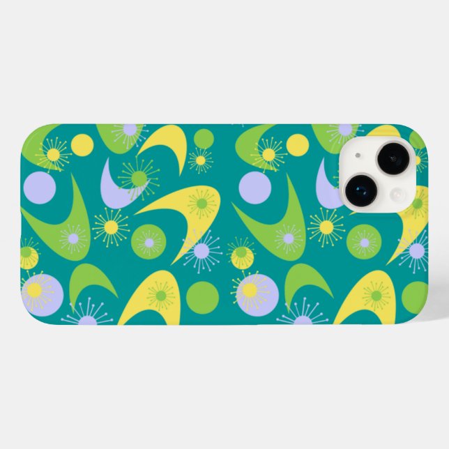 Coques Case-Mate iPhone Boomerangs rétro (Verso (horizontal))