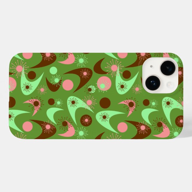 Coques Case-Mate iPhone Boomerangs rétro (Verso (horizontal))
