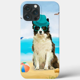 Case-Mate iPhone Case Bordure Collie Dog sur la plage