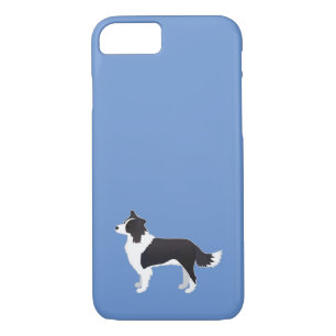 Case-Mate iPhone Case Bordure Collie Noir race Chien Vue latérale Silhou