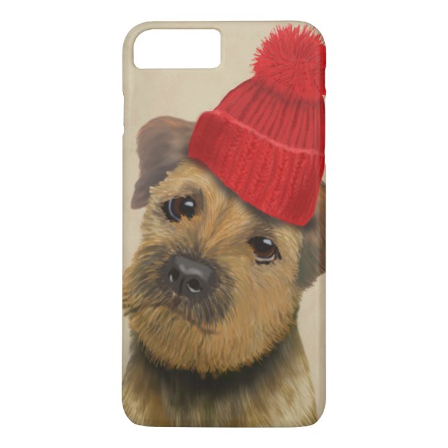 Coques Case-Mate iPhone Bordure Terrier avec Casquette roux (Dos)