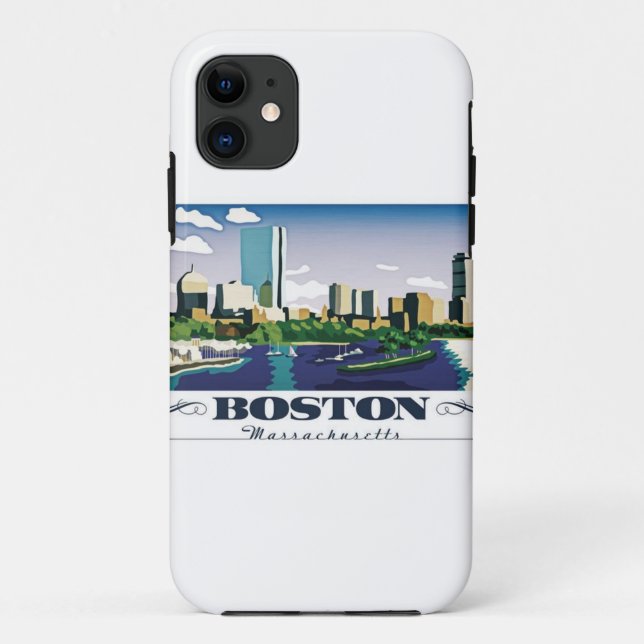 Coques Case-Mate iPhone Boston, Massachusetts (Dos)