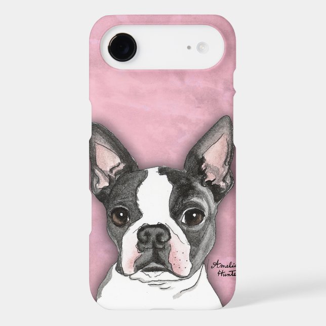 Coques Case-Mate iPhone Boston Terrier (Verso)