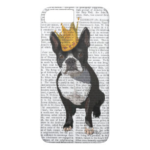 Coques Pour iPhone Boston Terrier et couronne