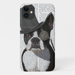 Case-Mate iPhone Case Boston Terrier, Formal Hound et Casquette