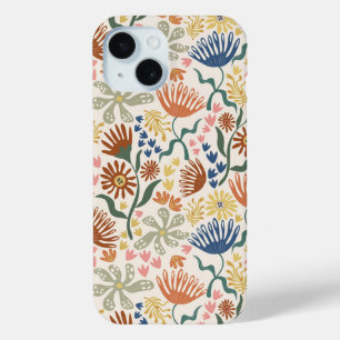 Coque Pour iPhone 15 Botanique Série Boho #3