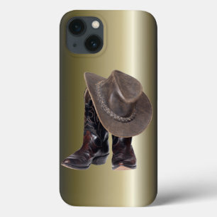 Case-Mate iPhone Case Bottes et Casquette de cowboy