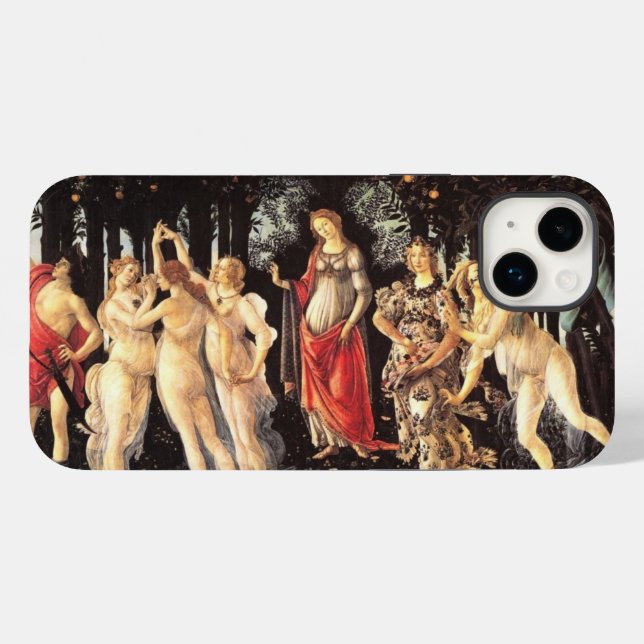Coques Case-Mate iPhone Botticelli Primavera /Allégorie du printemps (Verso (horizontal))
