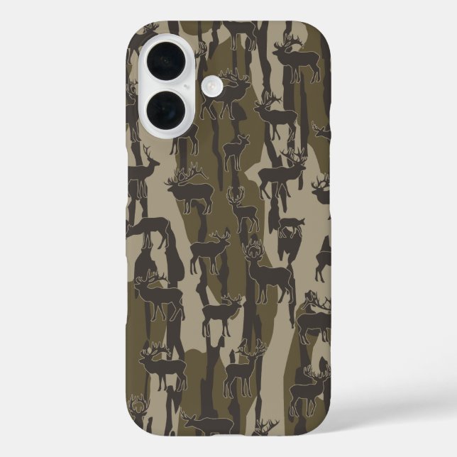 Coques Case-Mate iPhone Bottomland Camo Deer Chasse Motif de cerfs (Verso)