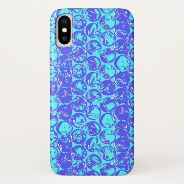 Coques Case-Mate iPhone Boucle pop art bleu (Dos)