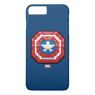 Coque Case-Mate Pour iPhone Bouclier Captain America pixelisé 16 bits