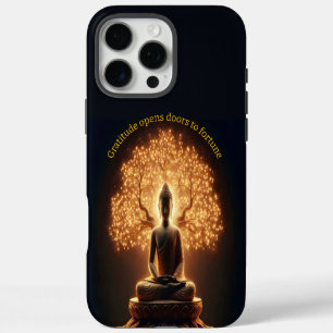 Coques iPhone 16 Pro Max Bouddha méditant sous un arbre