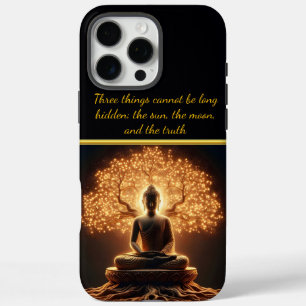 Coques iPhone 16 Pro Max Bouddha méditant sous un arbre