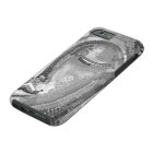 Bouddha noir et blanc font face