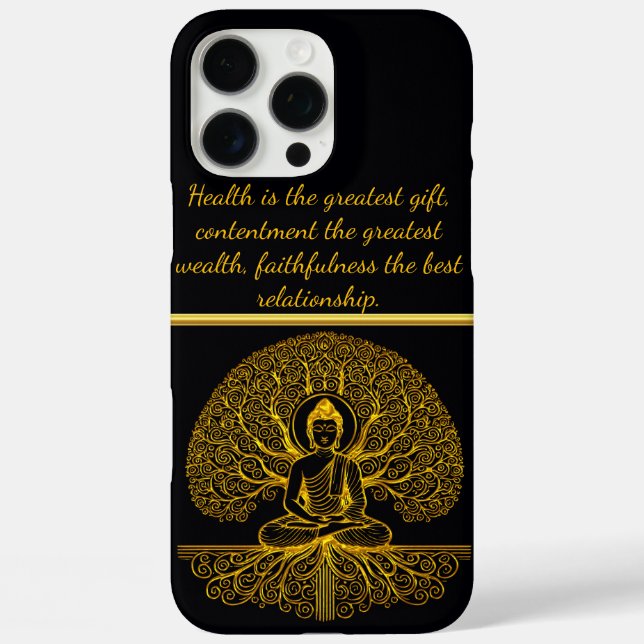 Coques Case-Mate iPhone Bouddha sous arbre sacré (Verso)