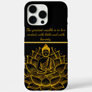 Coques iPhone 16 Pro Max Bouddha sur Lotus Flower.