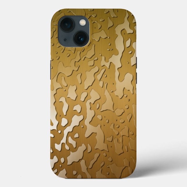 Coques Case-Mate iPhone Boues d'eau sur le cuivre brossé (Verso)