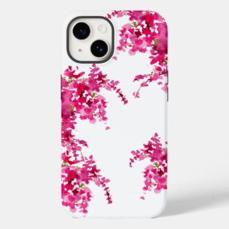 Coque Pour iPhone 14 Bougainvilliers roses aquarelle floral speck iPhon