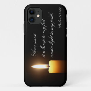 Coque iPhone 11 Bougie dans le noir