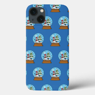 Case-Mate iPhone Case Boule à neige avec bonhomme de neige et pin