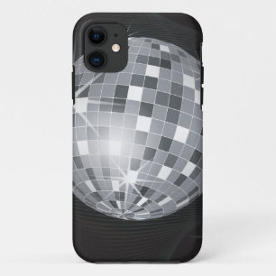 Etui iPhone Case-Mate boule disco argent