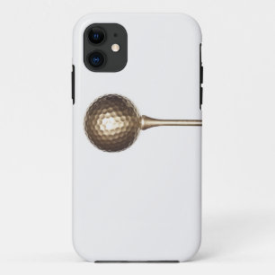 Coque Case-Mate Pour iPhone Boule et pièce en t de golf d'or